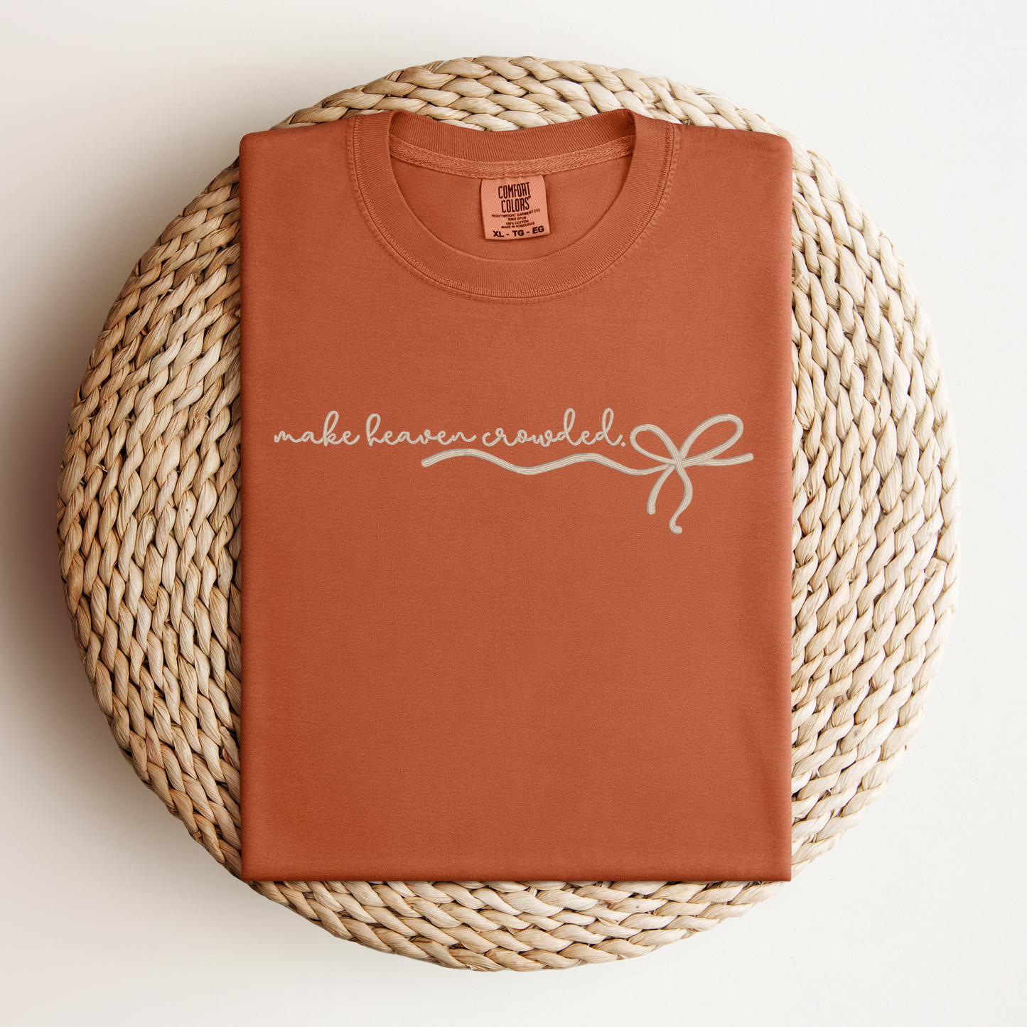Make Heaven Crowed Bow Tshirt