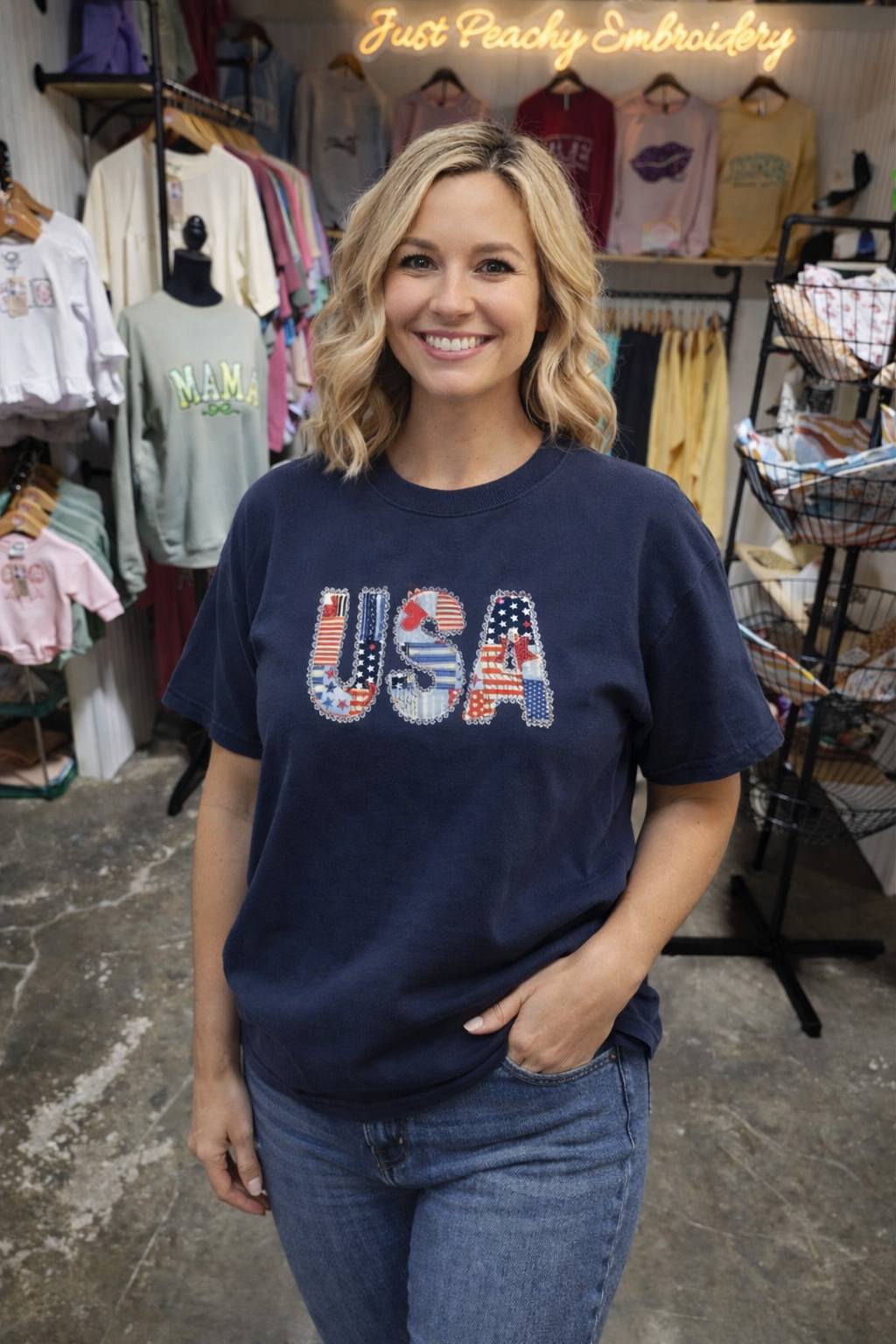 USA Applique T-shirt