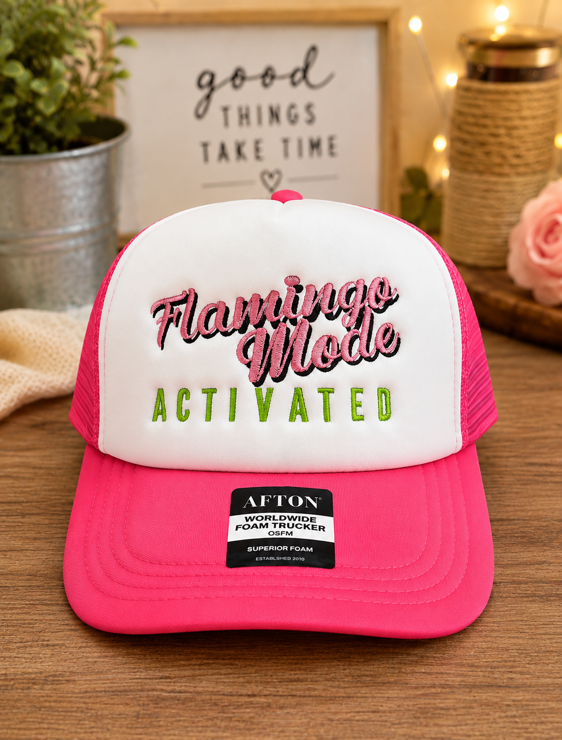 Flamingo Mode Hat