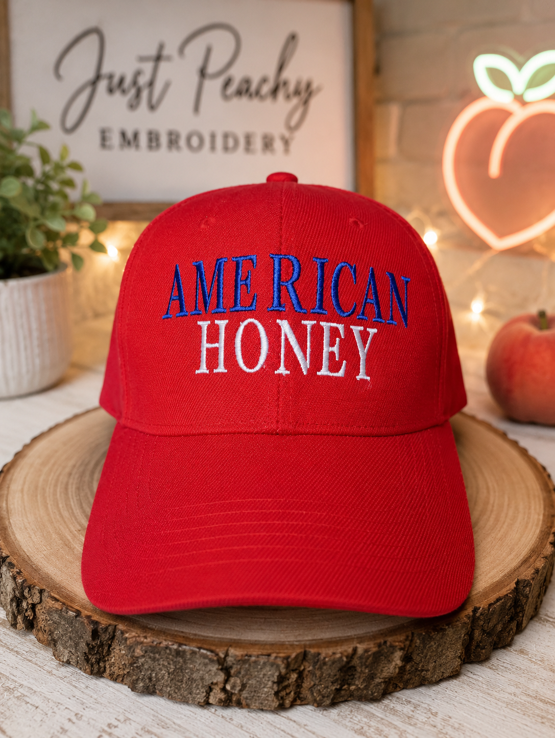 American Honey Canvas Structured Hat