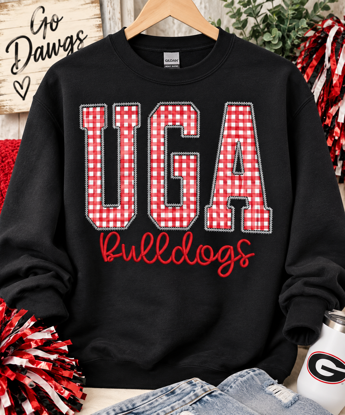 Old School Varsity Bulldogs Sweatshirt