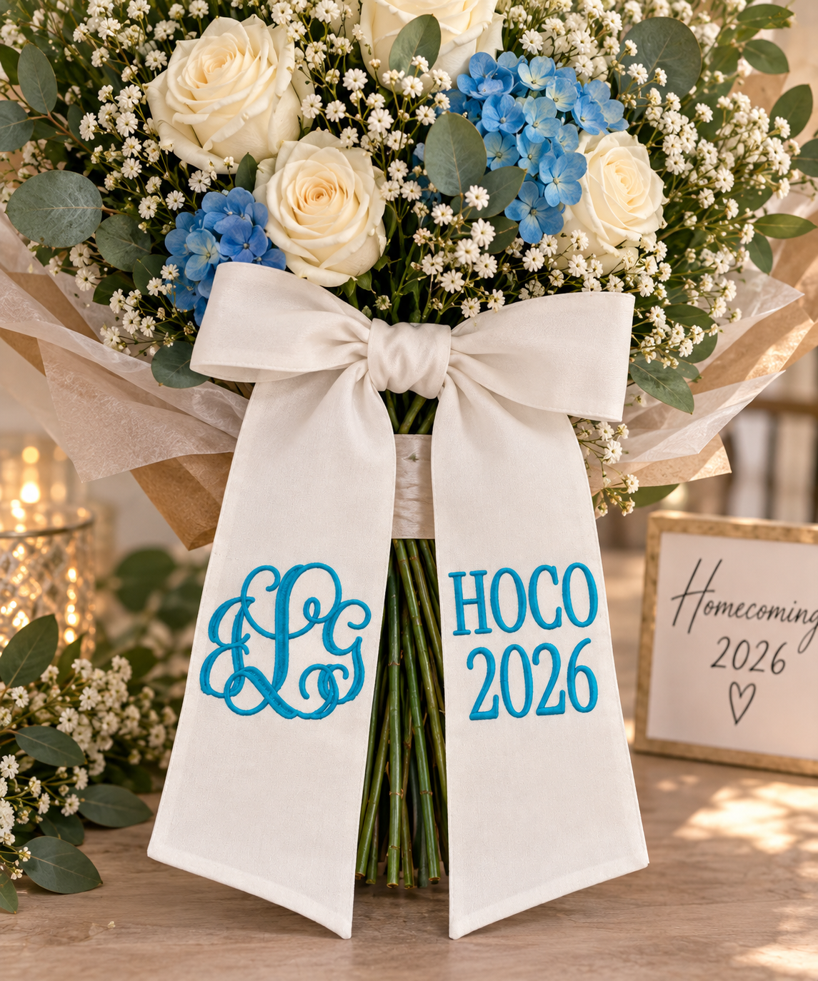 Customized Bouquet Sash