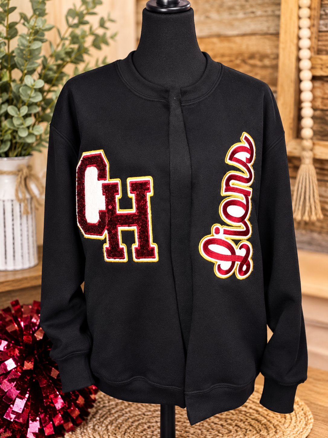 Christian Heritage Faux Cardigan