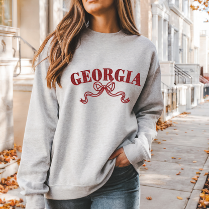 State name w/ bows
