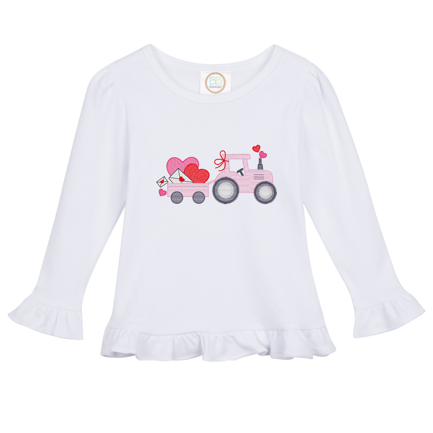 Girl Valentin Tractor