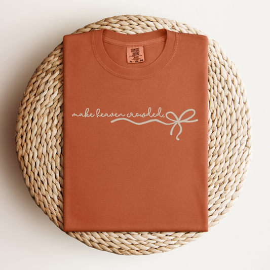 Make Heaven Crowed Bow Tshirt
