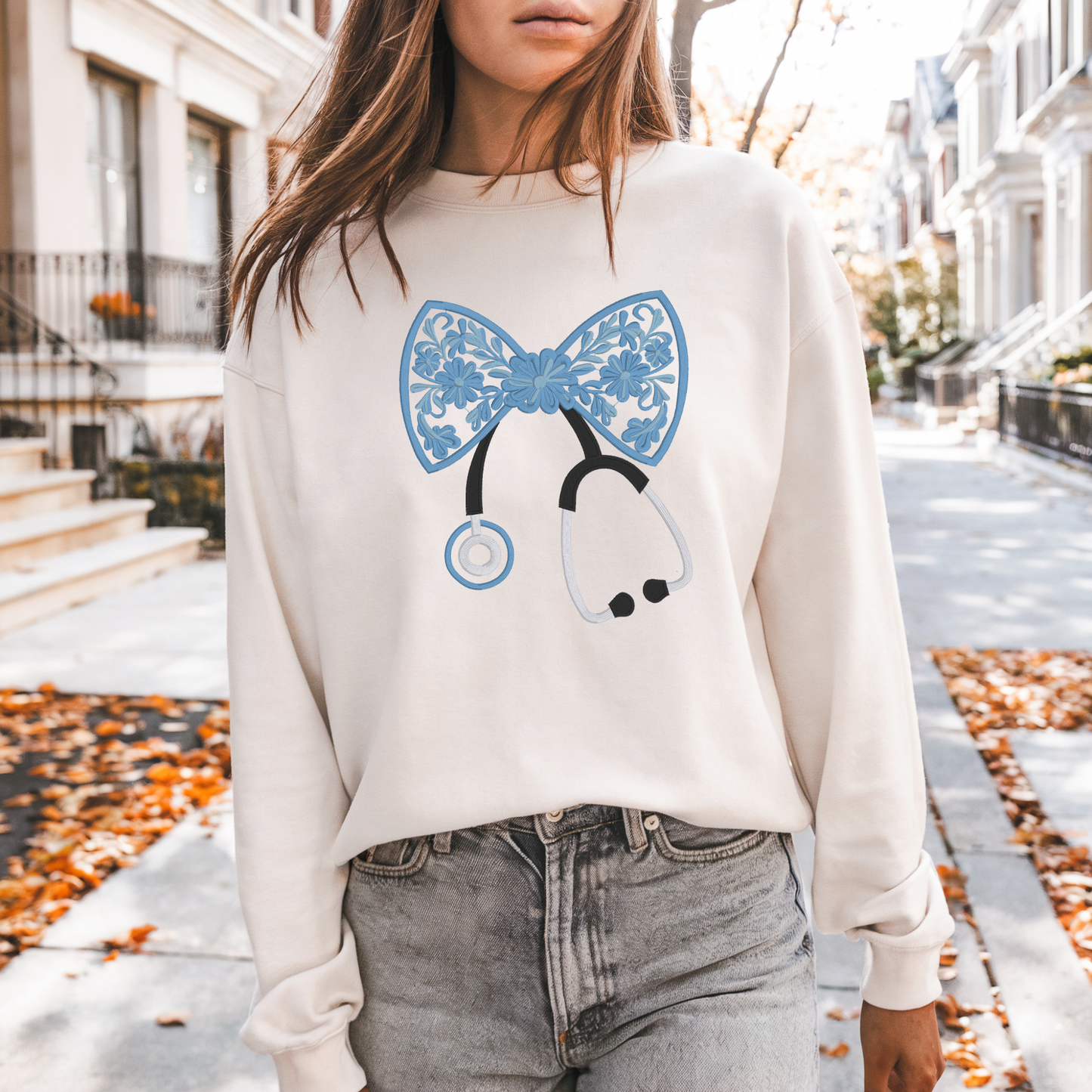 Nurse Chinoiserie Coquette Bow