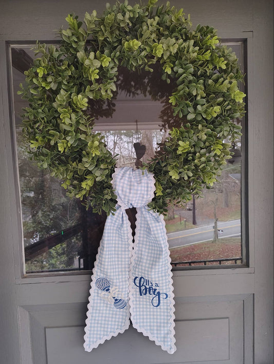 Wreath Sash