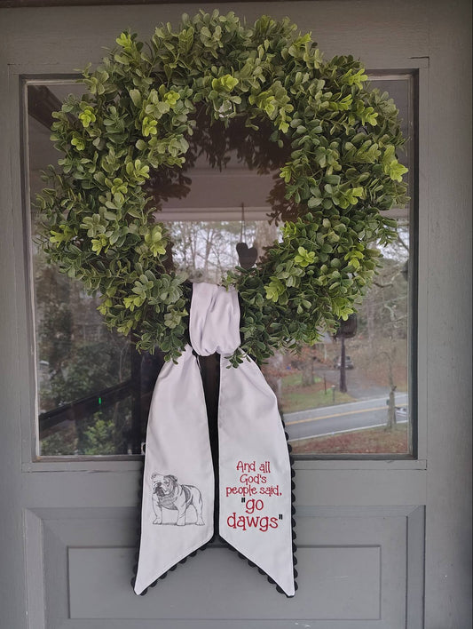 Wreath Sash