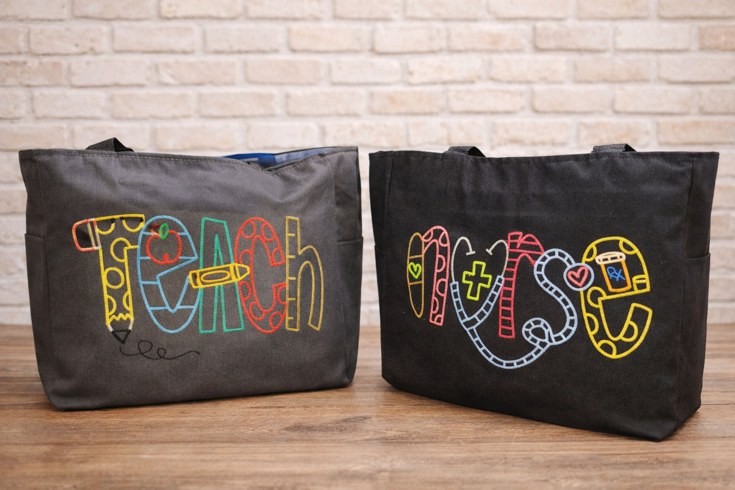 Nurse or Teacher Totes 2