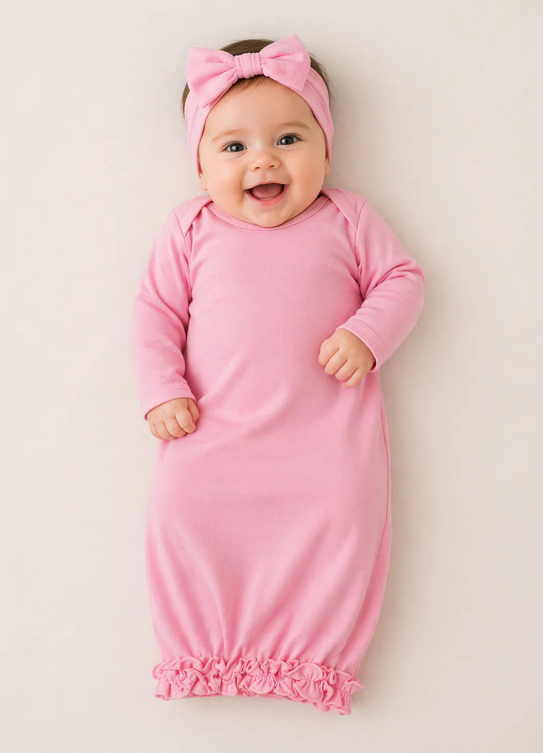 Ruffled Baby Girls' Gown