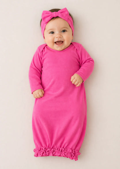 Ruffled Baby Girls' Gown