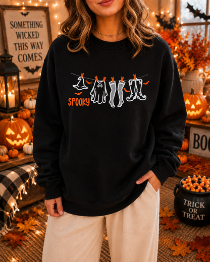 Witchy Clothesline Crewneck