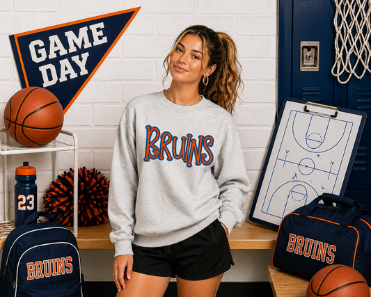 Bruins 3D Puff Sweatshirt