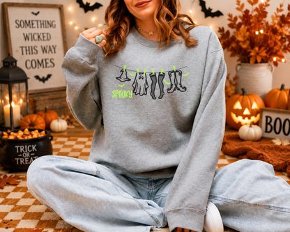 Witchy Clothesline Crewneck