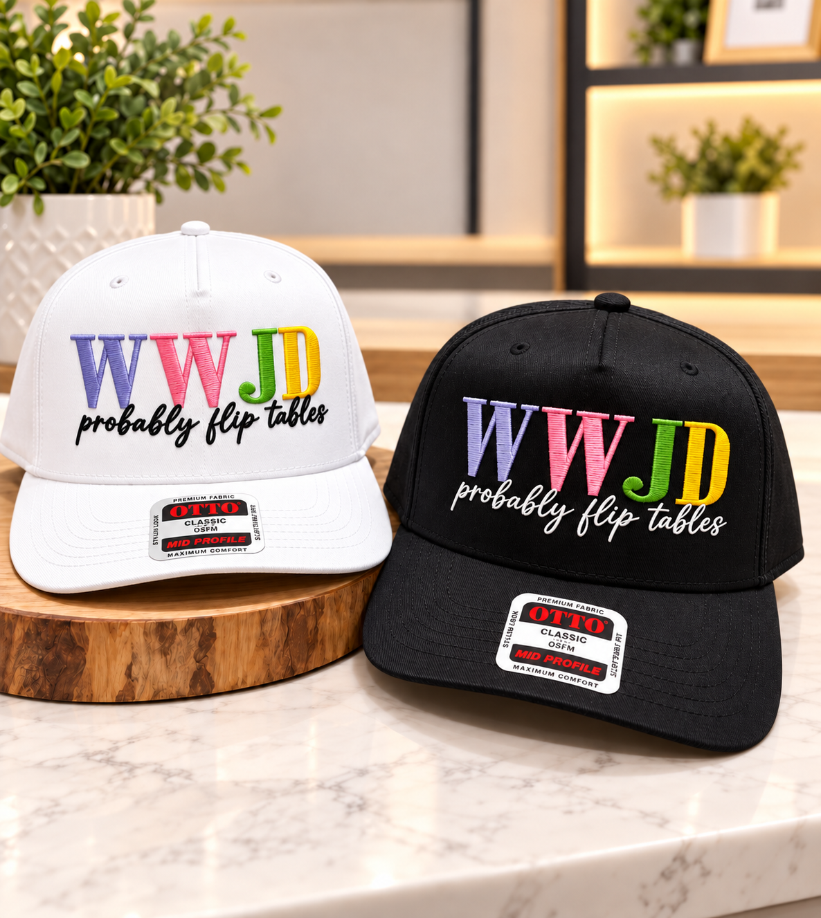 WWJD Probably Flip Tables Hat