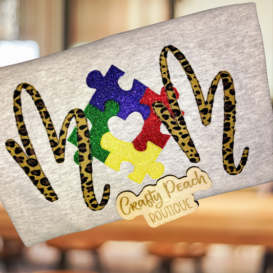 Puzzle Heart Mom Autism