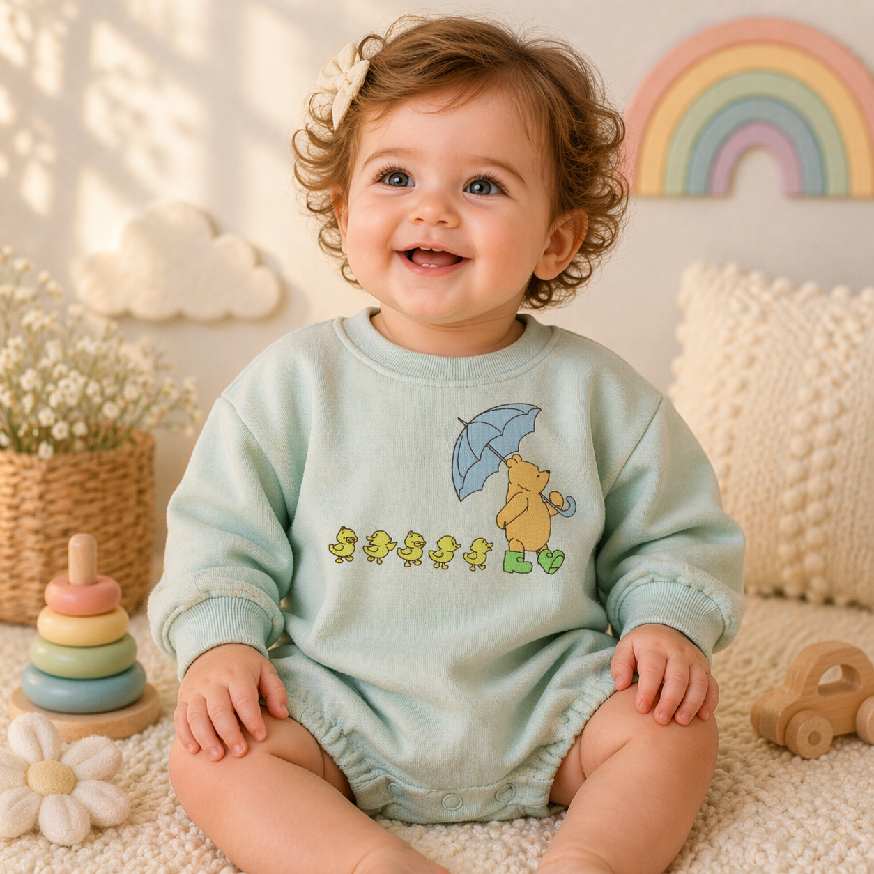 Sweatshirt Bubble Romper