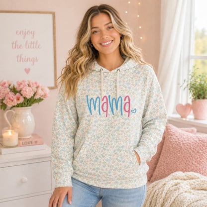 Mama Floral Hoodie